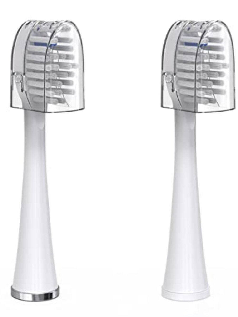 Waterpik Genuine Full Size Replacement Brush Heads with Covers for Sonic-Fusion